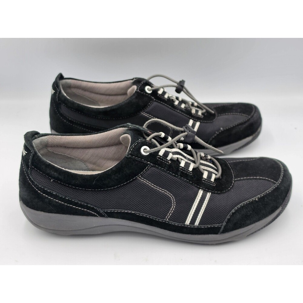 Dansko Helen Womens 11.5 42 Black Suede Shoes Sneakers Athletic Walking Running